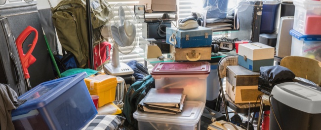 Different items stored together.